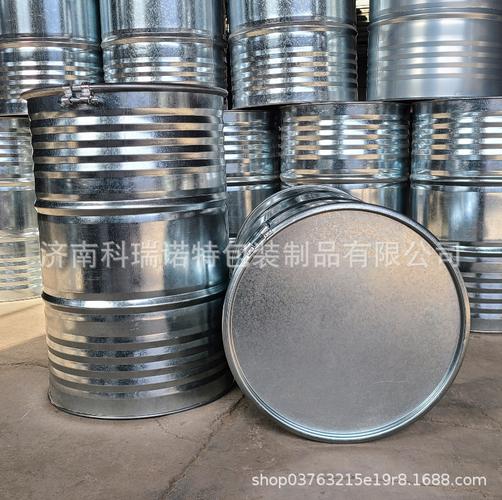 厂家供应200l镀锌桶 开口桶  化工桶200kg铁桶金属t桶粉末桶批发